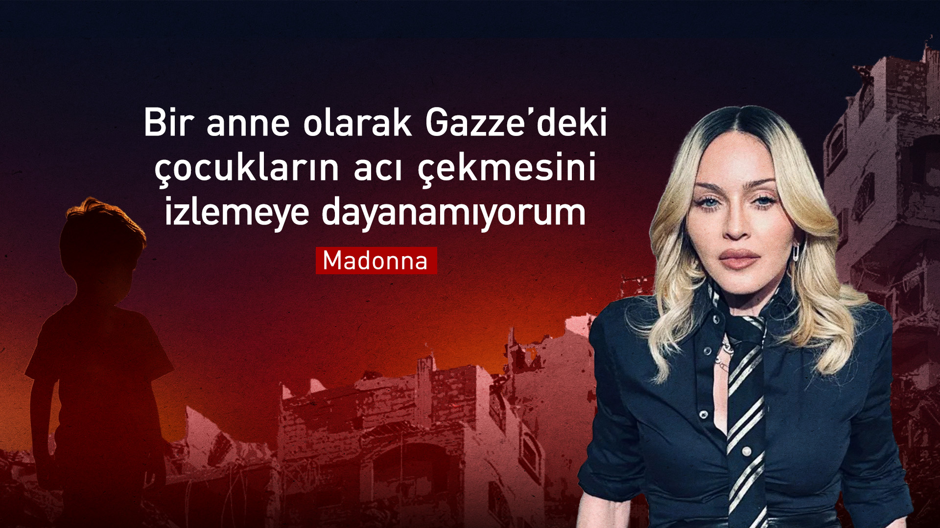 Şarkıcı Madonna'dan Papa'ya Gazze'yi ziyaret etmesi için çağrı