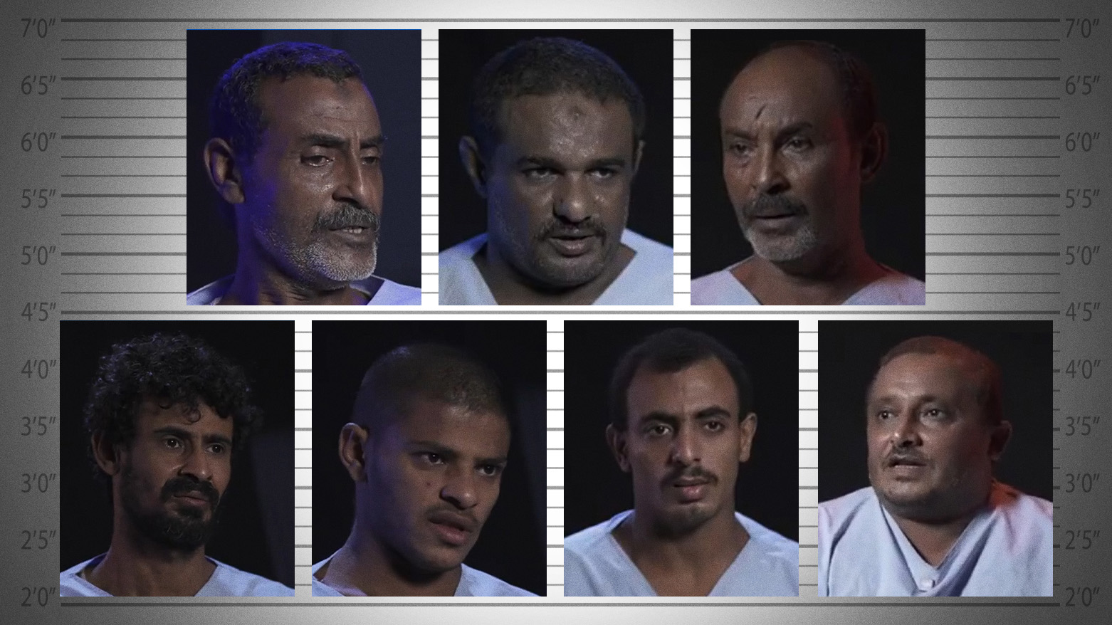 Crew members of the seized ship by Yemeni National Resistance. (Photo: Kurdistan24)