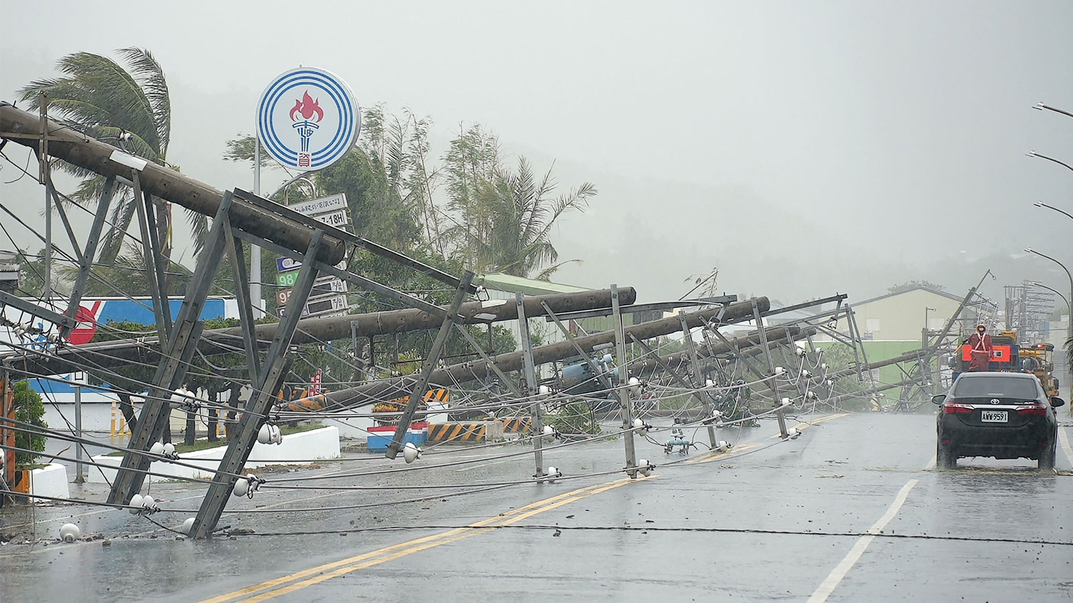 إعصار كوينو يجتاح تايوان (أرشيفية- رويترز)
