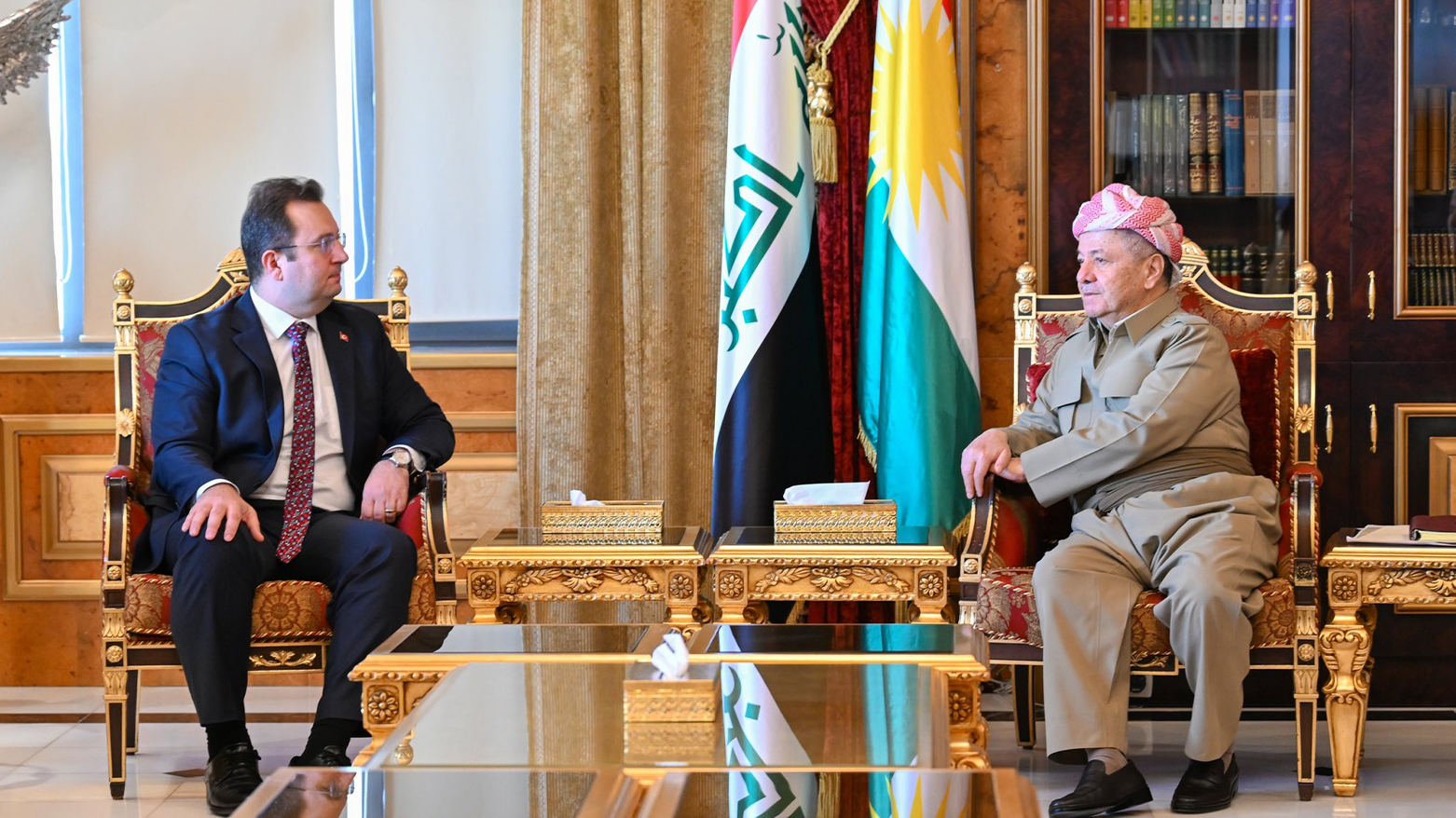 Serok Barzanî û Konsolê Tirkiyeyê rewşa siyasî ya Iraqê û pêvajoya aştiyê gotûbêj kirin