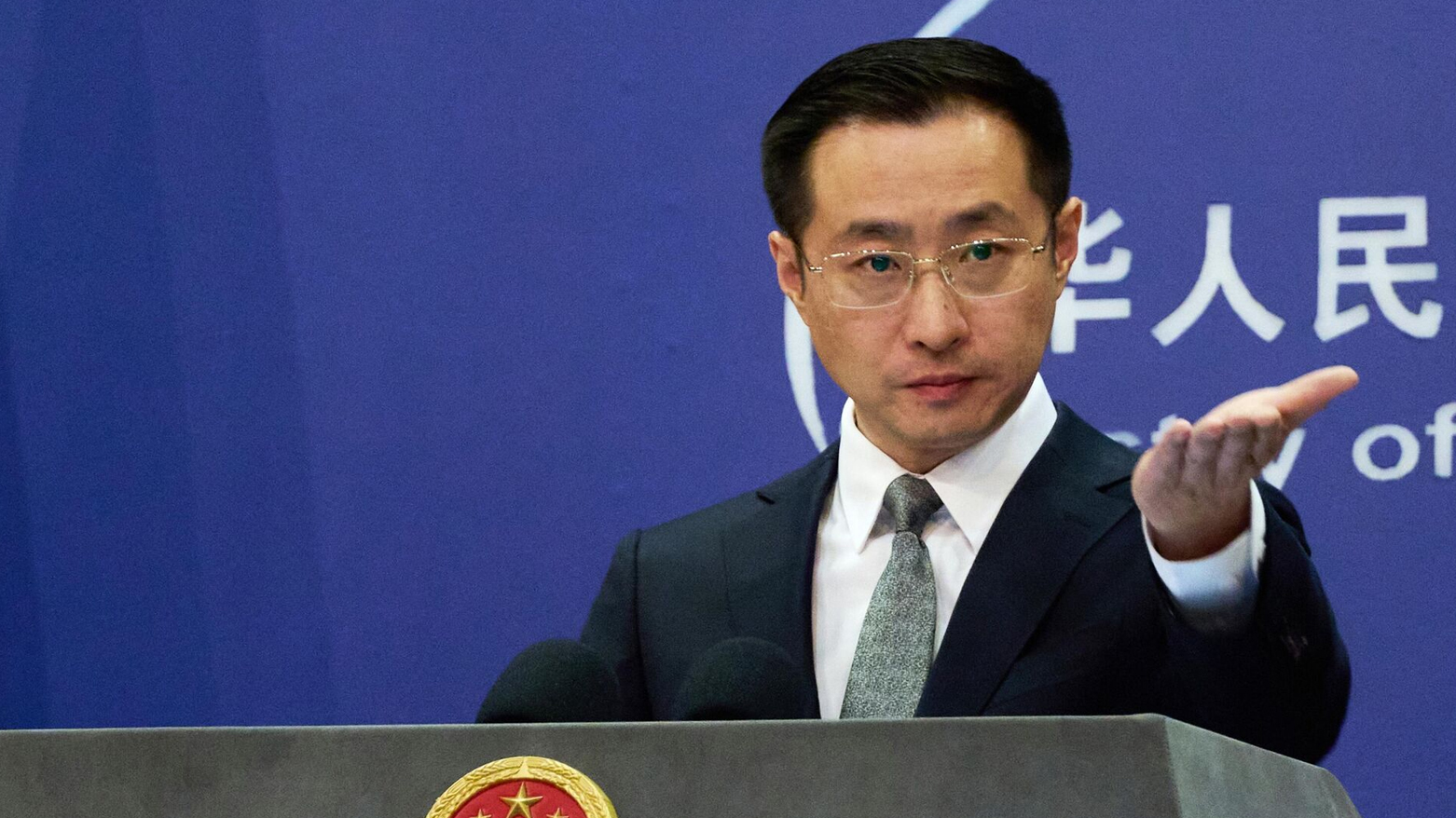 Chinese foreign ministry spokesperson Lin Jian. (Photo: Sputnik News)
