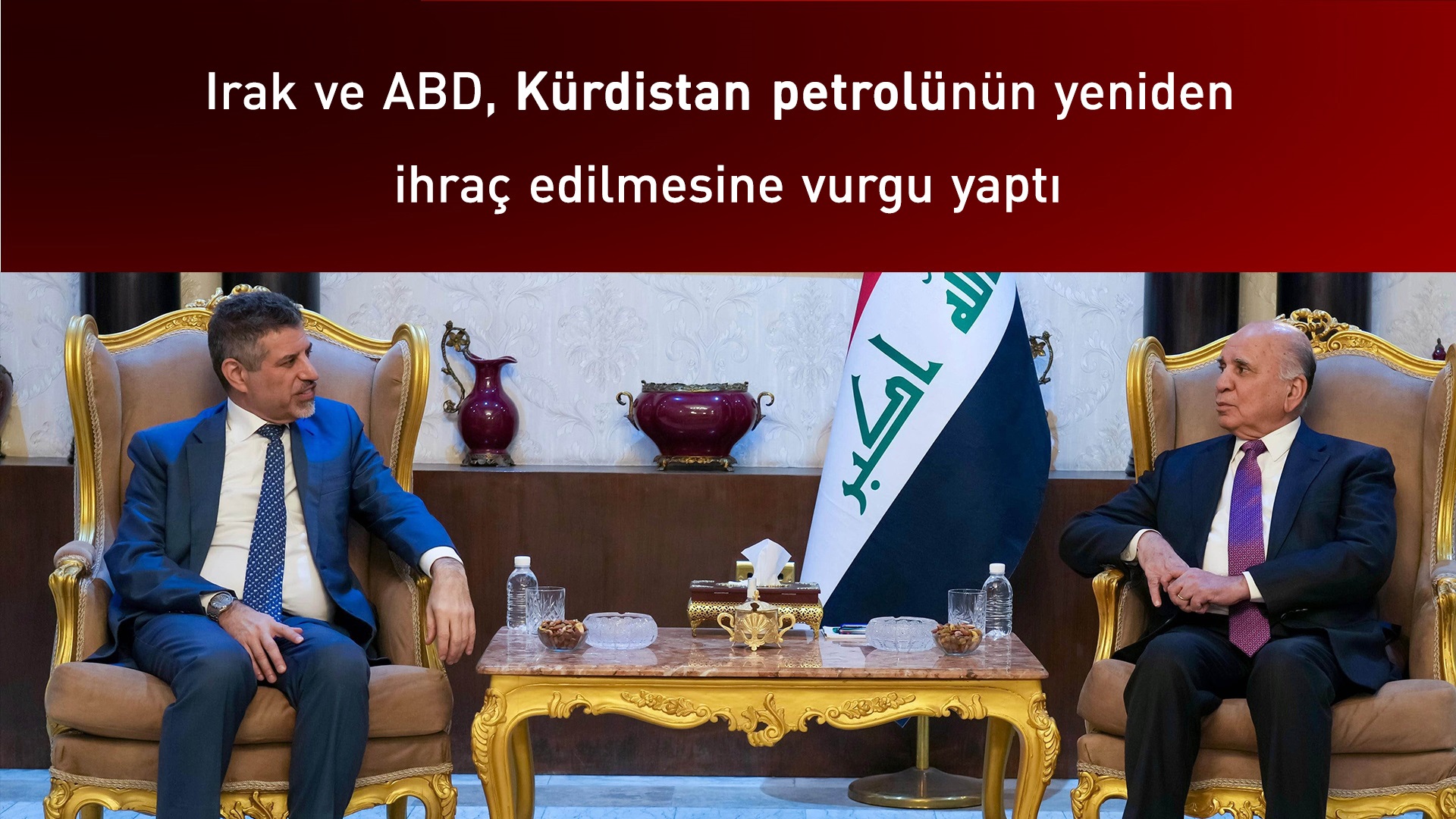 Irak ve ABD petrolün yeniden ihracatını görüştü
