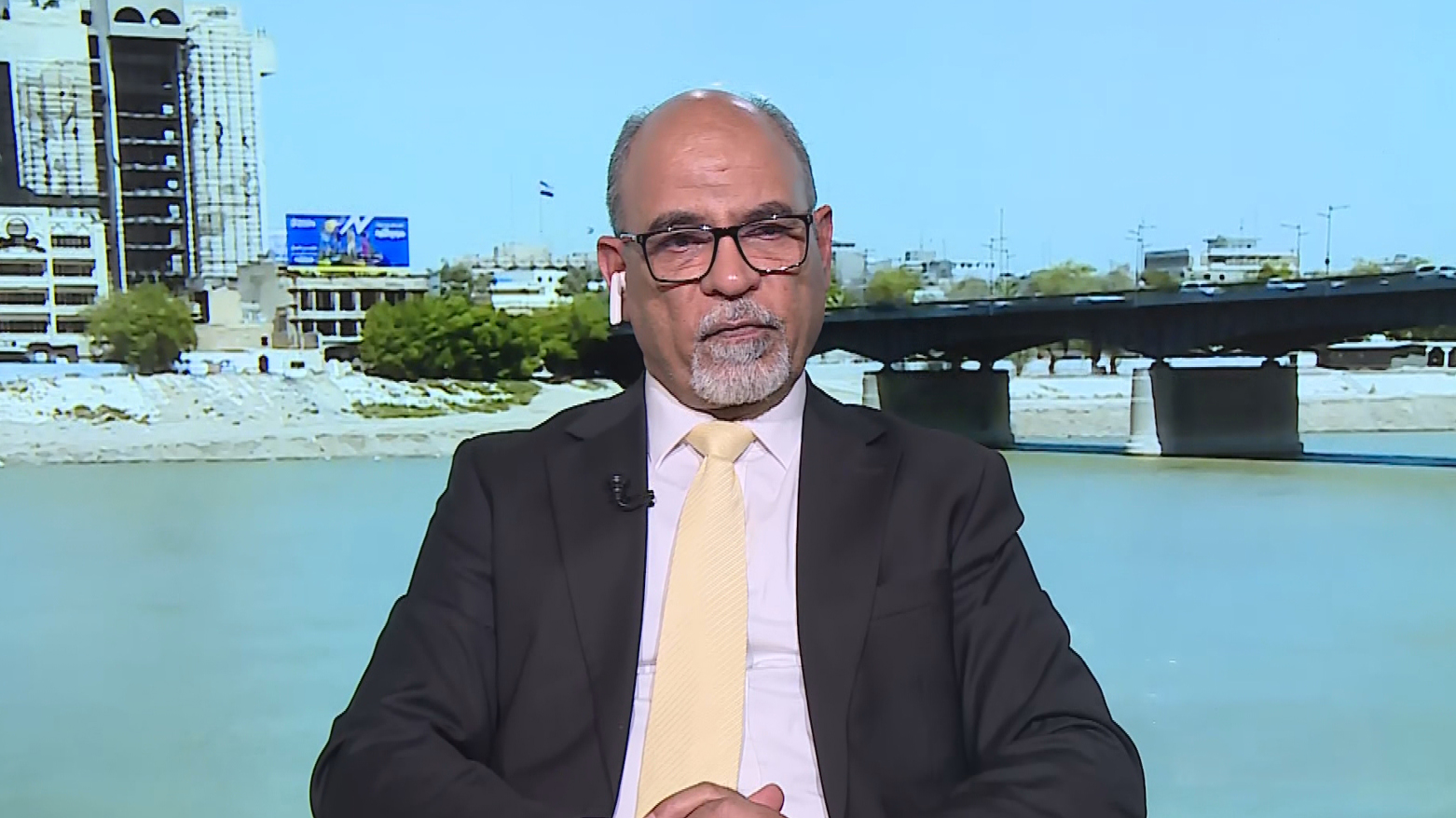 Iraqi Planning Ministry spokesperson Abdul Zahra Hindawi speaking to Kurdistan24, Aug. 19, 2025. (Photo: Kurdistan24)