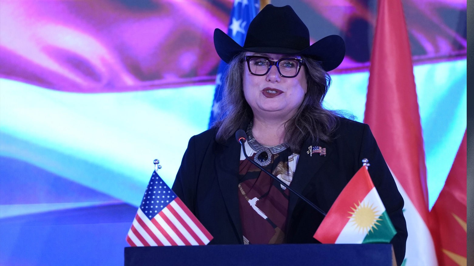 United States Consulate General in Erbil, Wendy Green. (Photo: Kurdistan24)