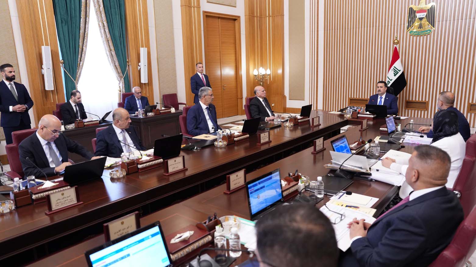 The meeting of the Iraqi Council of Ministers, Aug. 19, 2025. (Photo: INA)