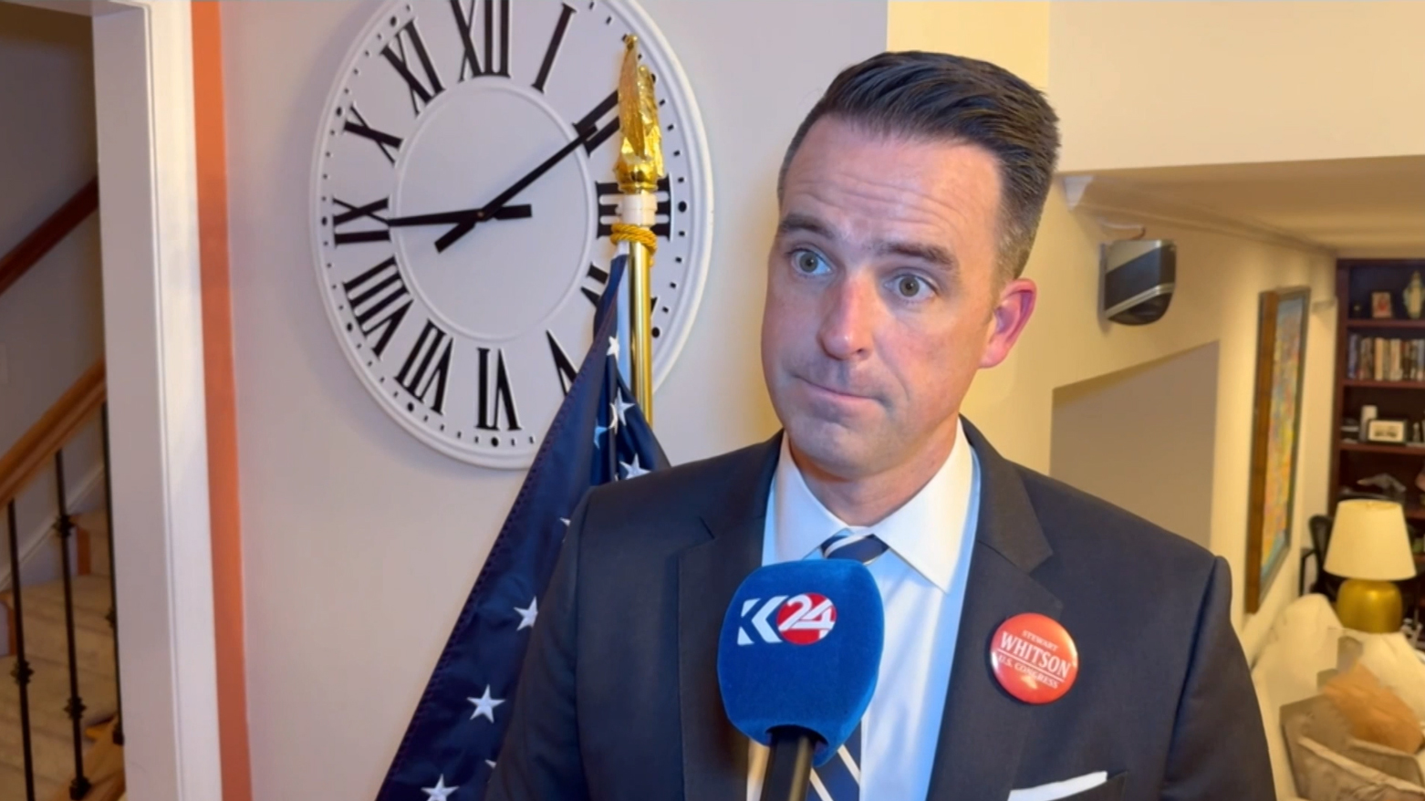 Stewart Whitson, a Republican candidate for Congress in Virginia’s 11th District. (Photo: Kurdistan24)