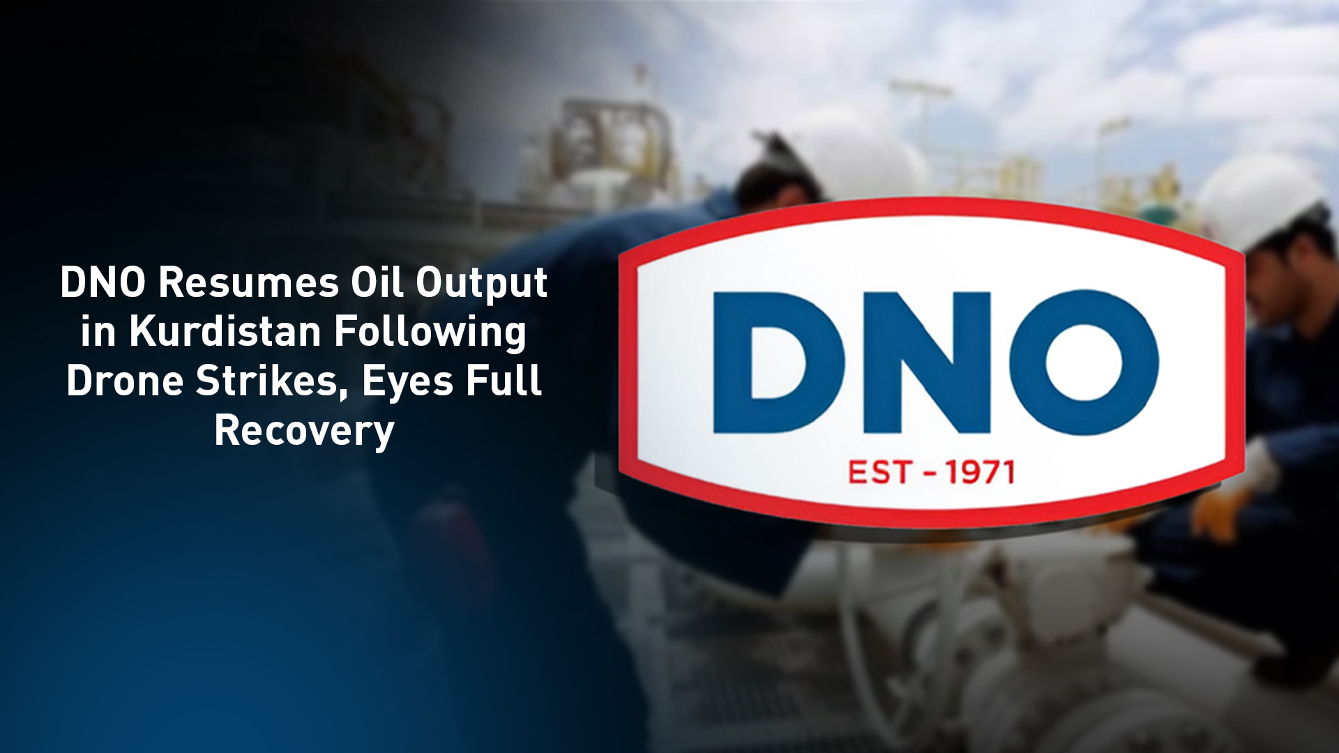 DNO logo. (Graphics: Kurdistan24)