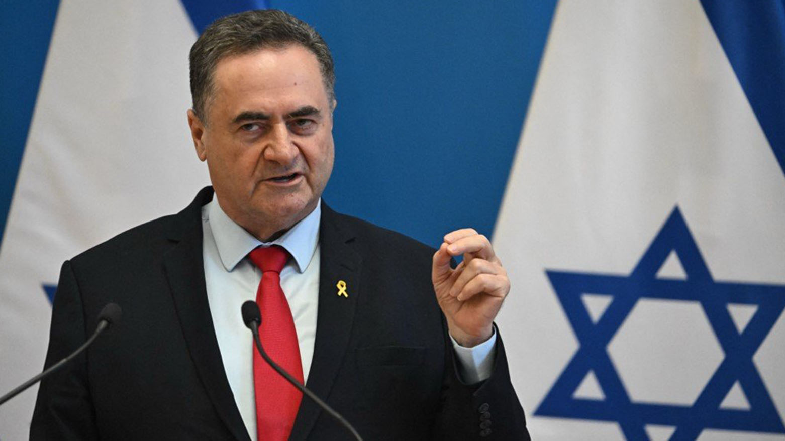 Israeli Defense Minister Israel Katz. (AFP)