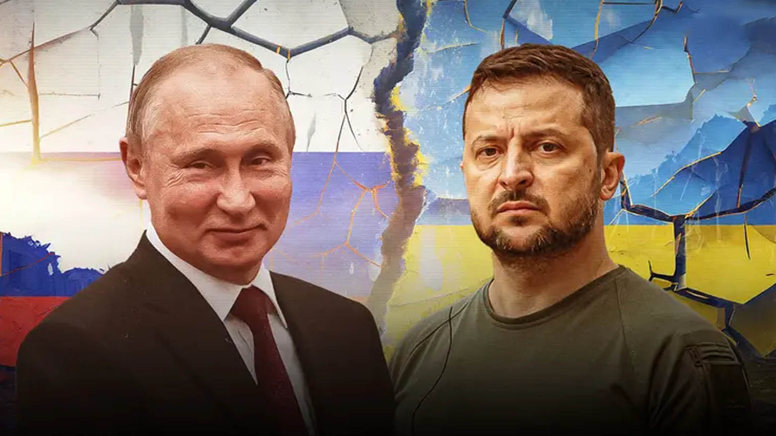 Russian President Vladimir Putin (L), Ukrainian President Volodymyr Zelensky (R). (Photo: Social Media)