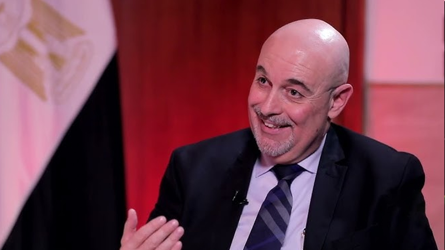 Egyptian Consul General Mahmoud Amer speaking to Kurdistan24, Aug. 24, 2025. (Photo: Kurdistan24)