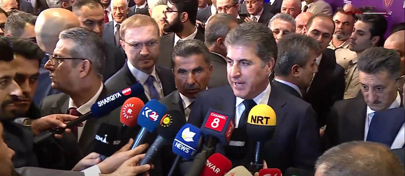 نچیروان بارزانی، رئیس اقلیم کوردستان در گفتگو با رسانه‌ها