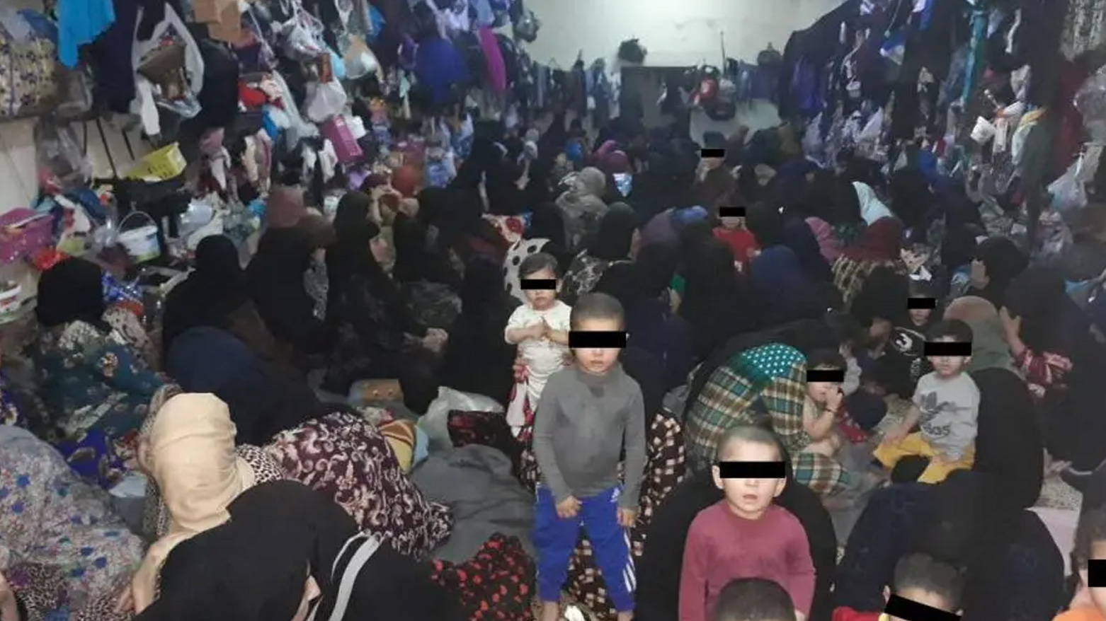 The women’s cell at Tall Kayf prison, taken in April 2019, shows extreme overcrowding in the prison. (Photo: Human Rights Watch)
