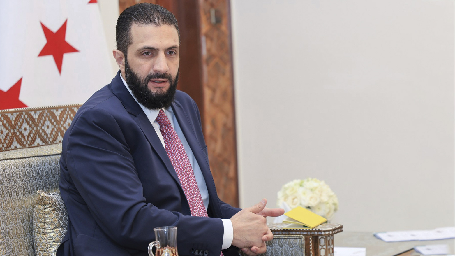 ئەحمەد شەرع، سەرۆکی قۆناغی ڕاگوزەری سووریا