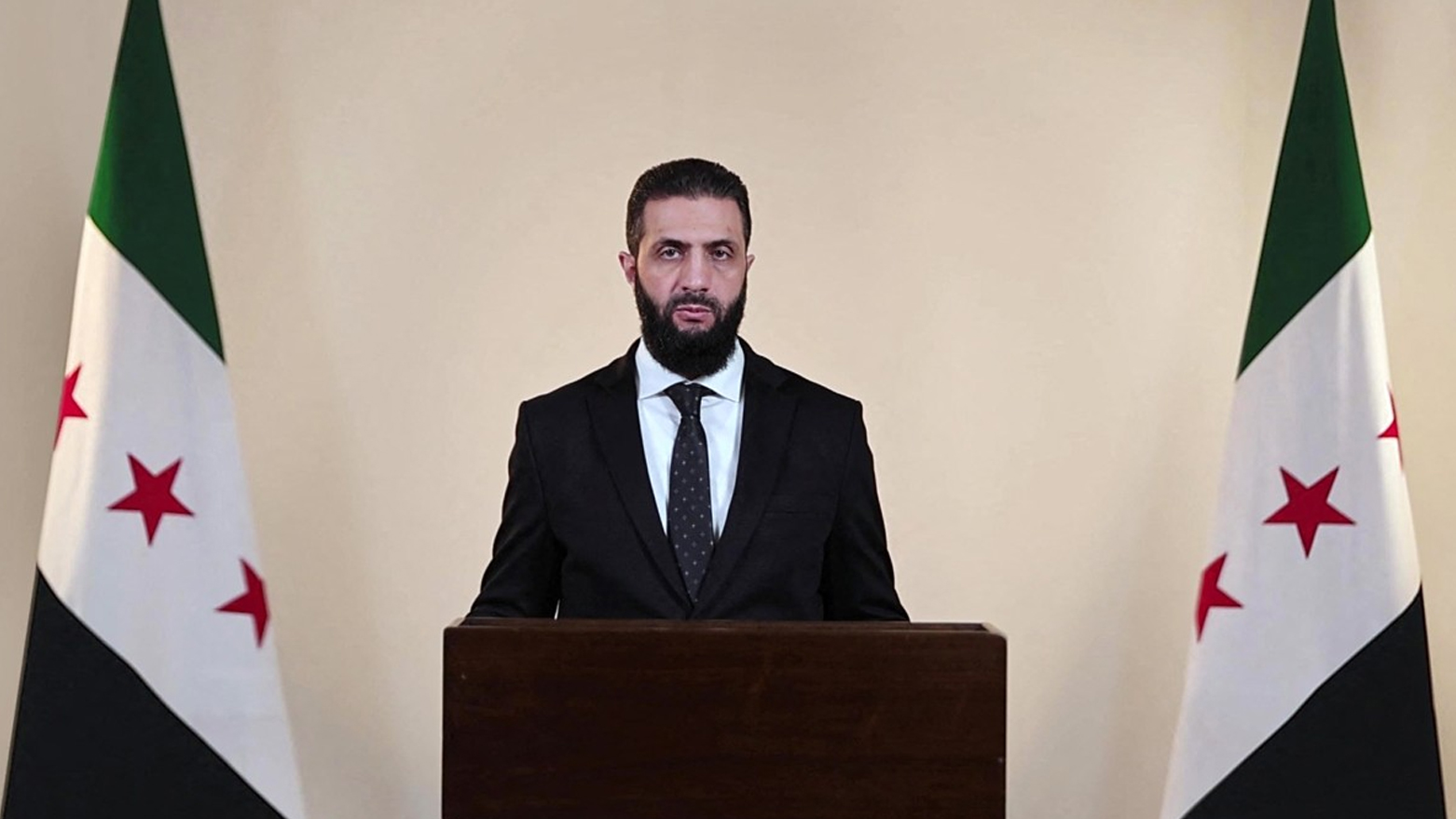 Syrian Interim President Ahmed al-Al-Sharaa. (AFP)