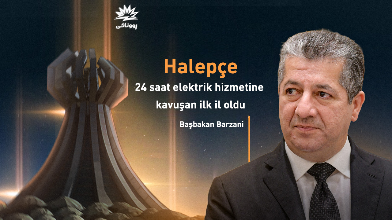 Başbakan Barzani: Halepçe, 24 saat elektrik hizmetine kavuşan ilk il oldu
