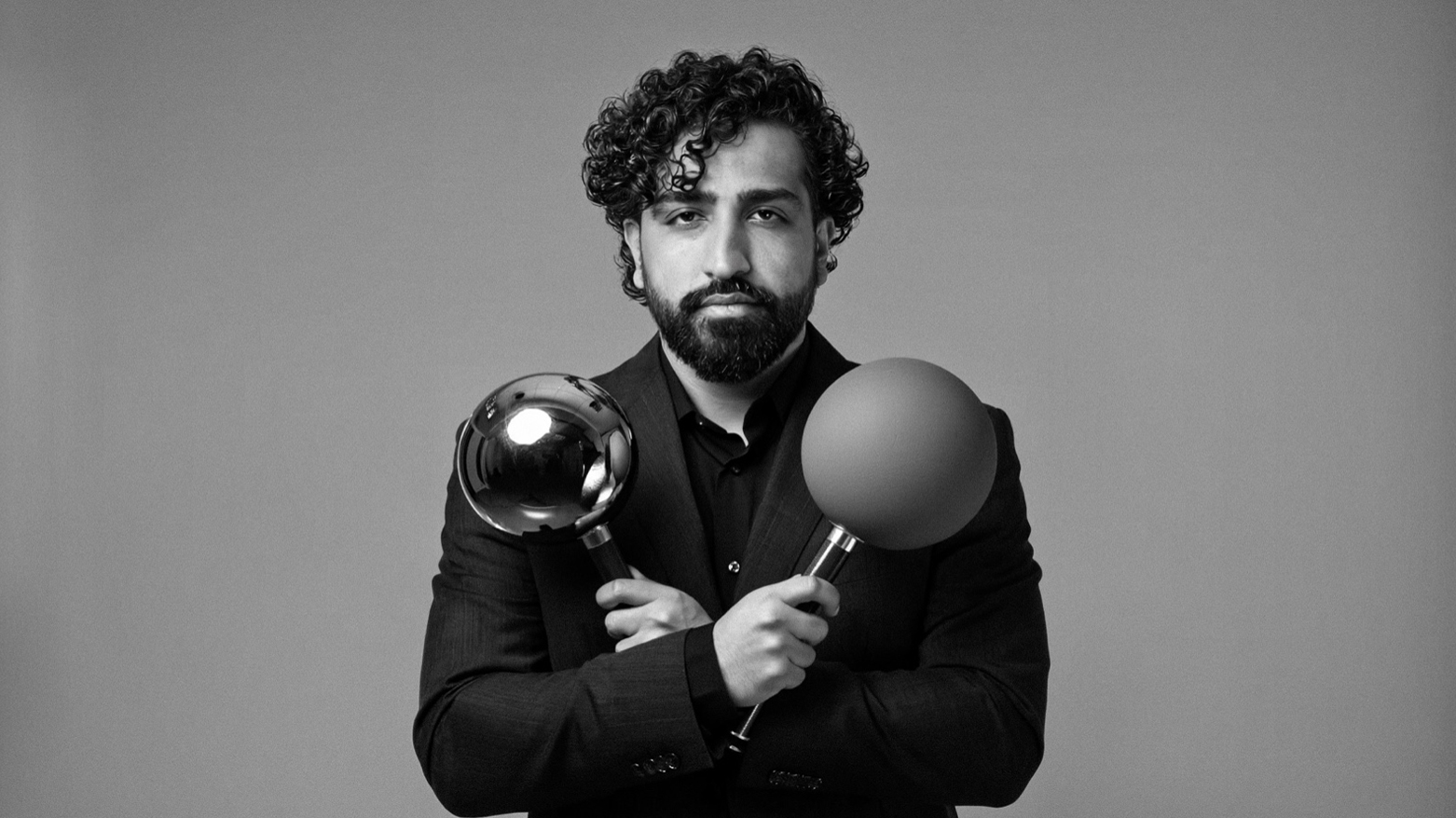 Kurdish filmmaker Akam Rezaee. (Photo sent to Kurdistan24)