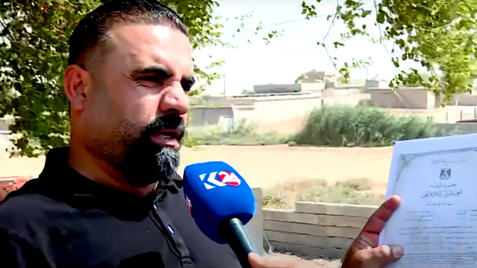 ممثل فلاحـي قرية تپەسەوز، أحمد جمعة