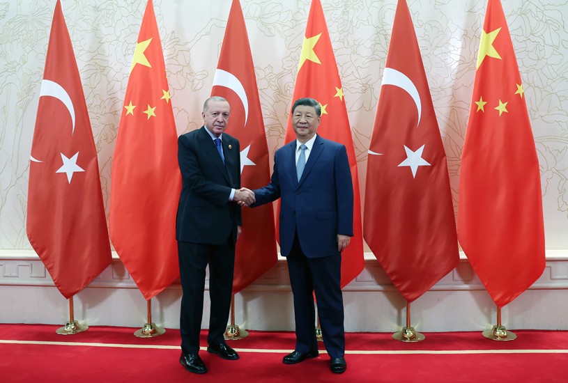 Türkiye Cumhurbaşkanı Recep Tayyip Erdoğan ve Çin Devlet Başkanı Xi Jinping