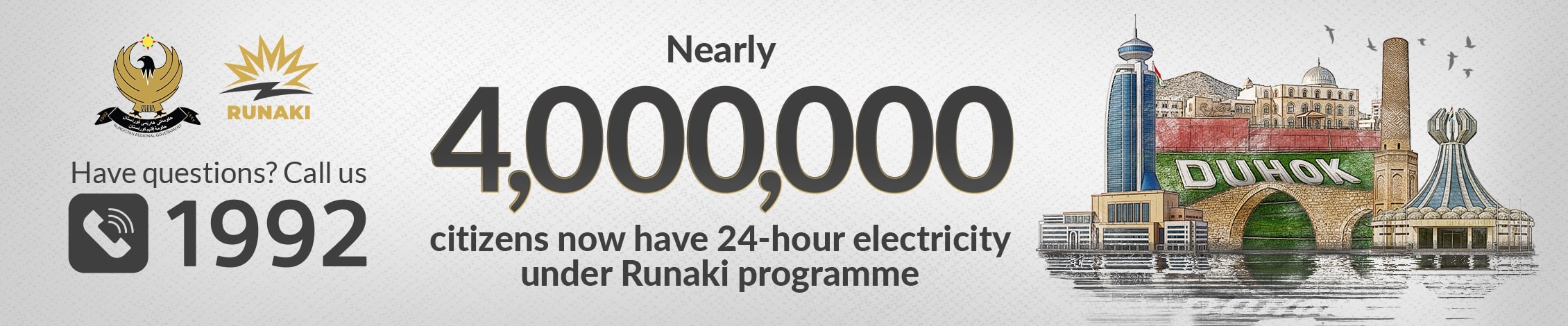 24 hour electricity project (runaki), by KRG