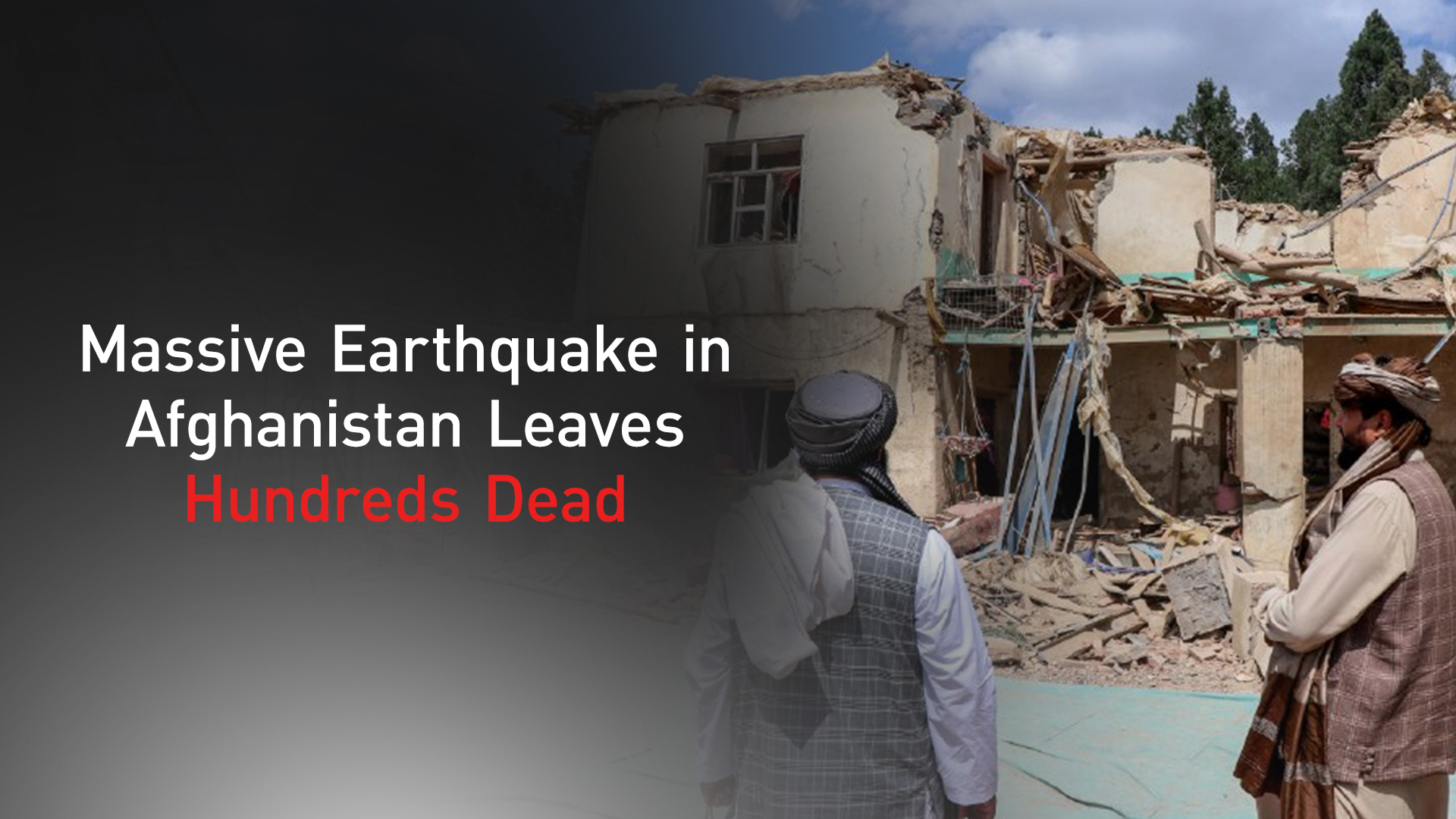 The aftermath of the deadly earthquake in Afghanistan. (Graphics: Kurdistan24)