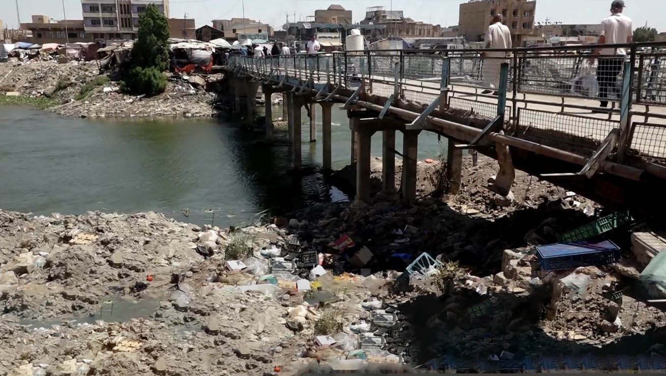ڕووباری حللە پیس بووە و مەترسی لەسەر ژیانی هاووڵاتییان دروست کردووە