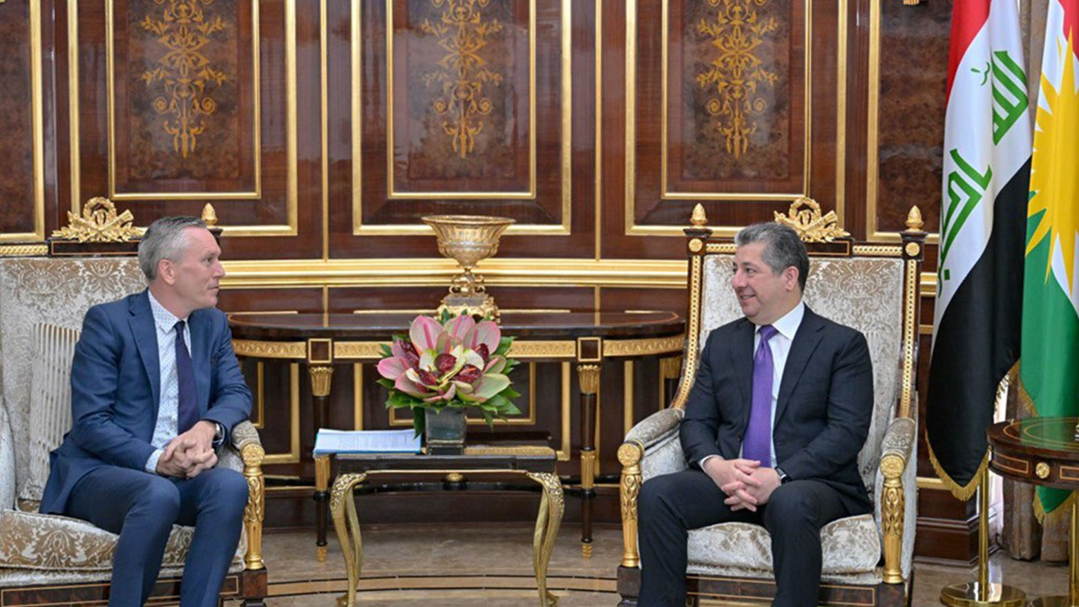Mesrur ​​Barzani ve Hollanda Büyükelçiliği Maslahatgüzarı, ikili ilişkileri görüştü