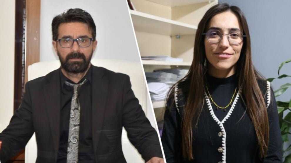 Bitlis İl Genel Meclis eş başkanları Çetin Gülmez ve Berivan Canbey