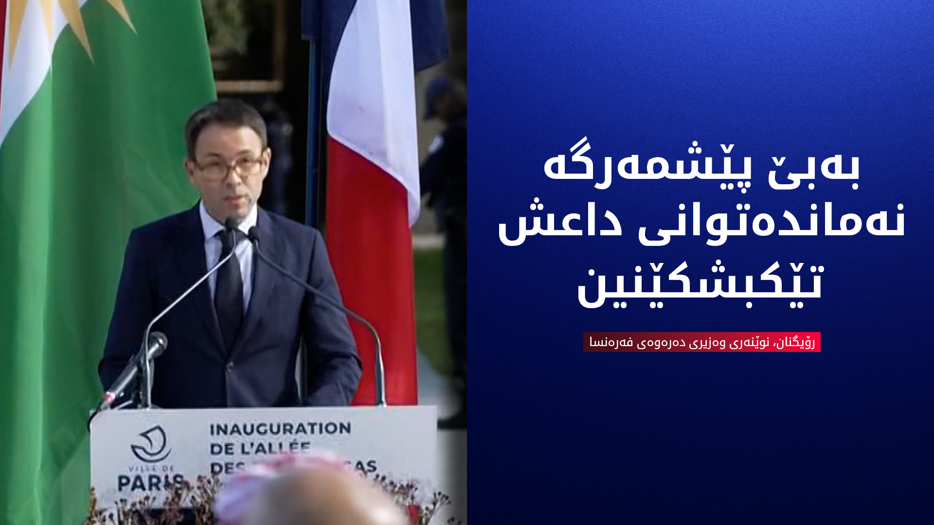 رۆیگنان: بەبێ پێشمەرگە نەماندەتوانی  داعش تێکبشکێنین