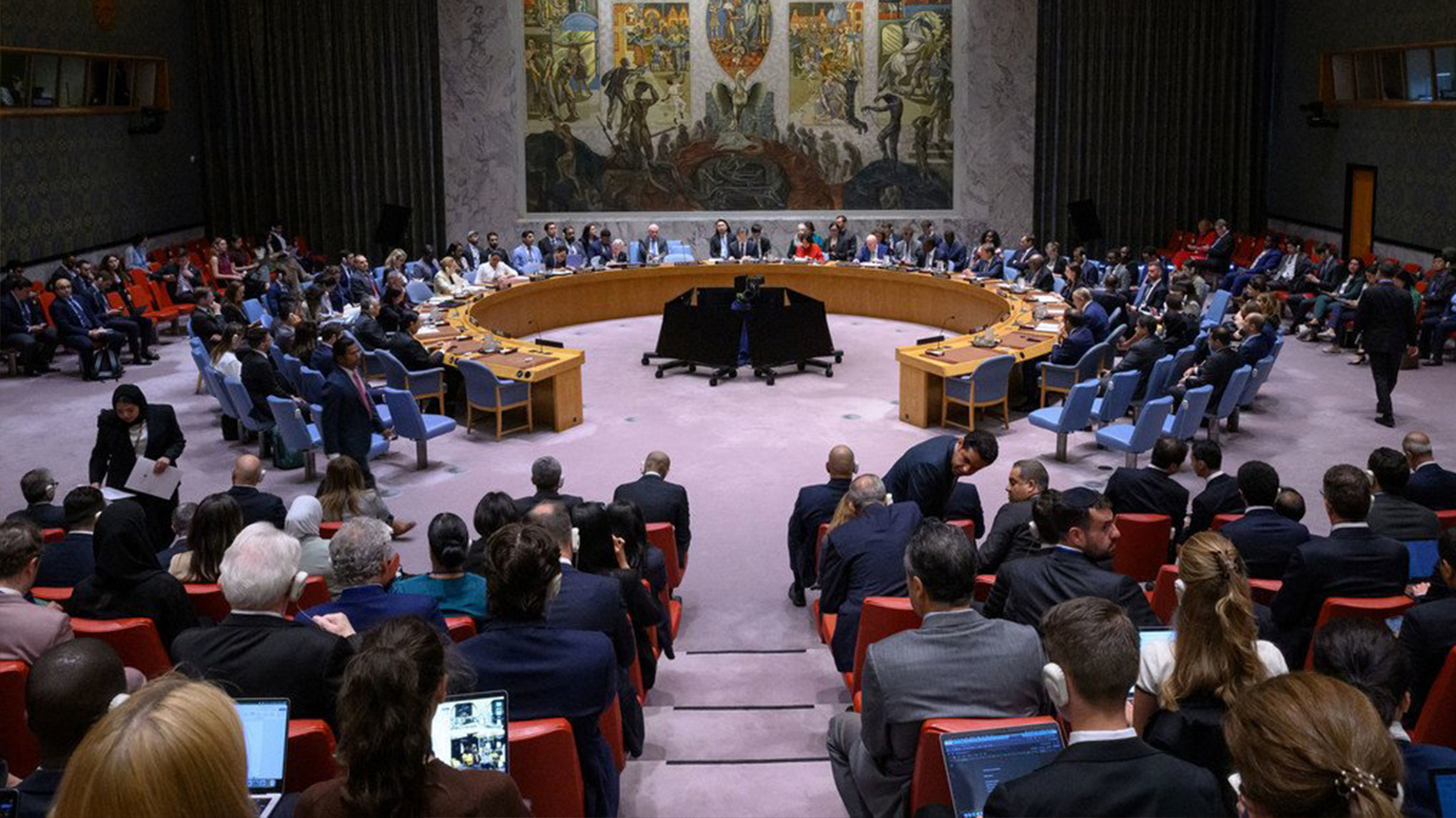 UN Security Council session on the Israeli attack on Qatar. (UN's X)