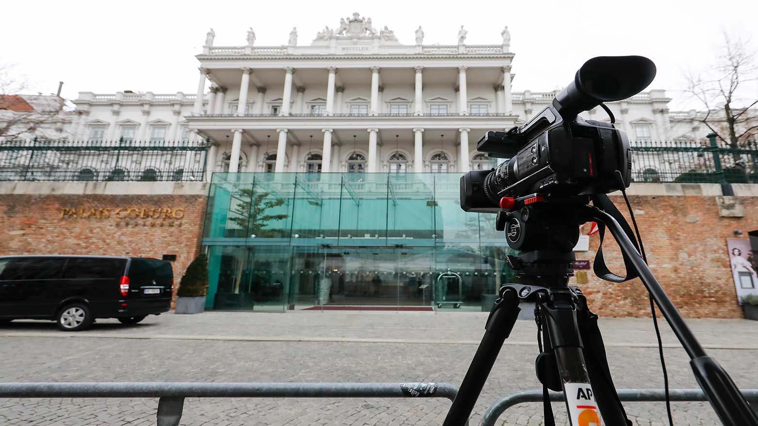 A general view of Palais Coburg, the site of a meeting where closed-door nuclear talks with Iran take place in Vienna, Austria, Feb. 8, 2022. (Photo: AP)