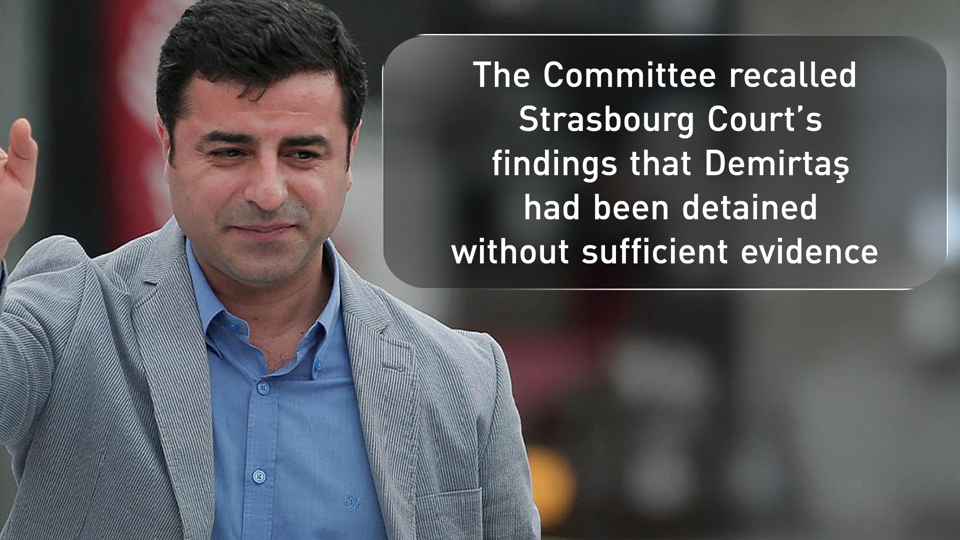 Former Peoples’ Democratic Party (HDP) co-chair Selahattin Demirtas. (Photo: Designed by Kurdistan24)