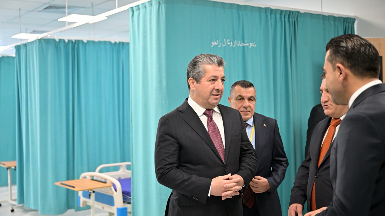 مەسرور بارزانی نەخۆشخانەی منداڵانی لە زاخۆ کردەوە