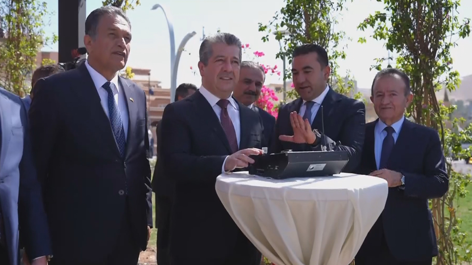 مسرور بارزانی فاز دوم کورنیش زاخو را افتتاح کرد