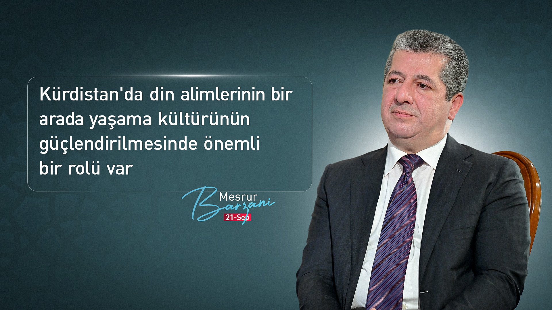 Başbakan Barzani’den Kürdistan İslam Alimler Birliği’ne övgü