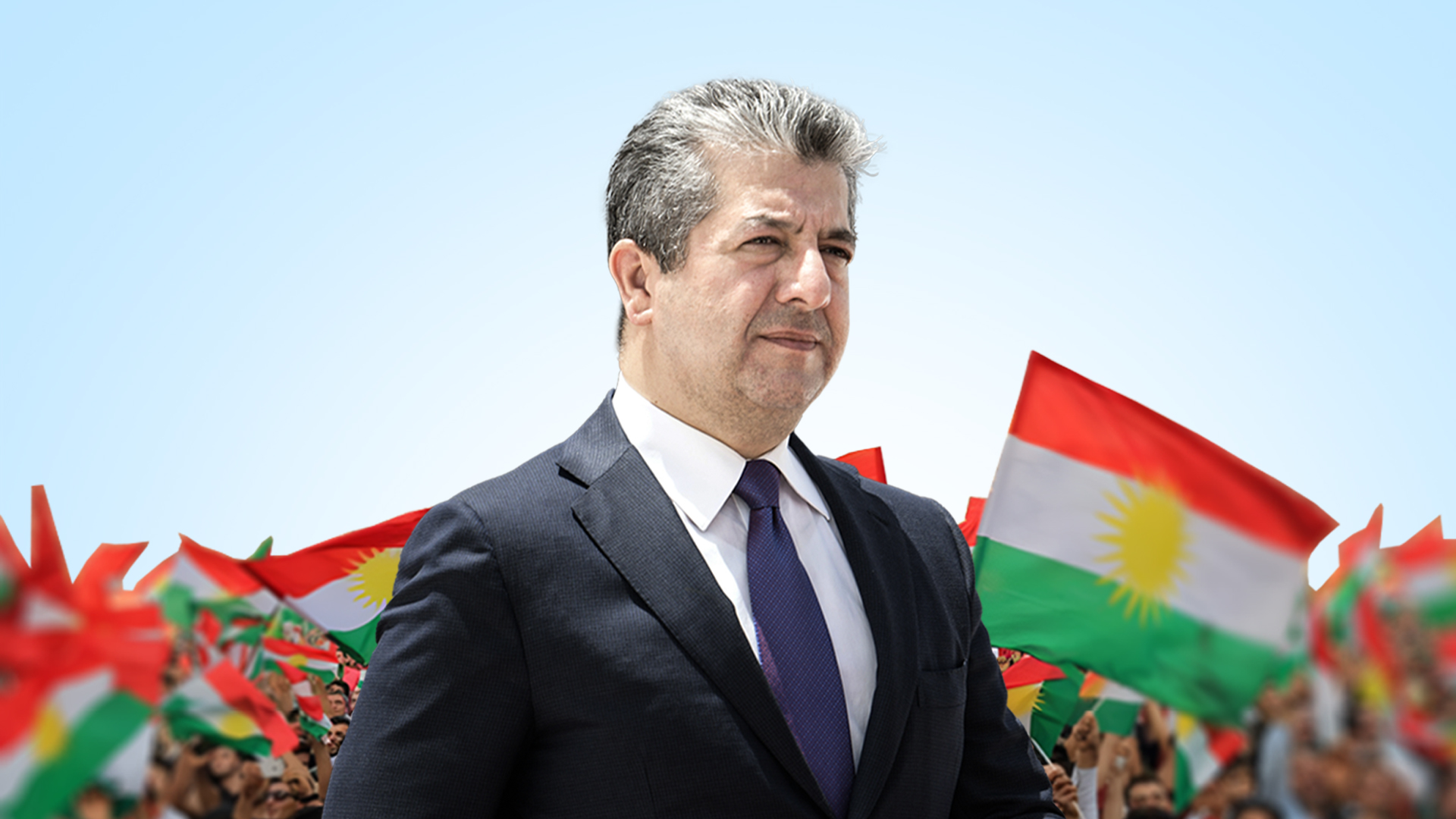 Kurdistan Region Prime Minister Masrour Barzani. (Graphics: Kurdistan24)