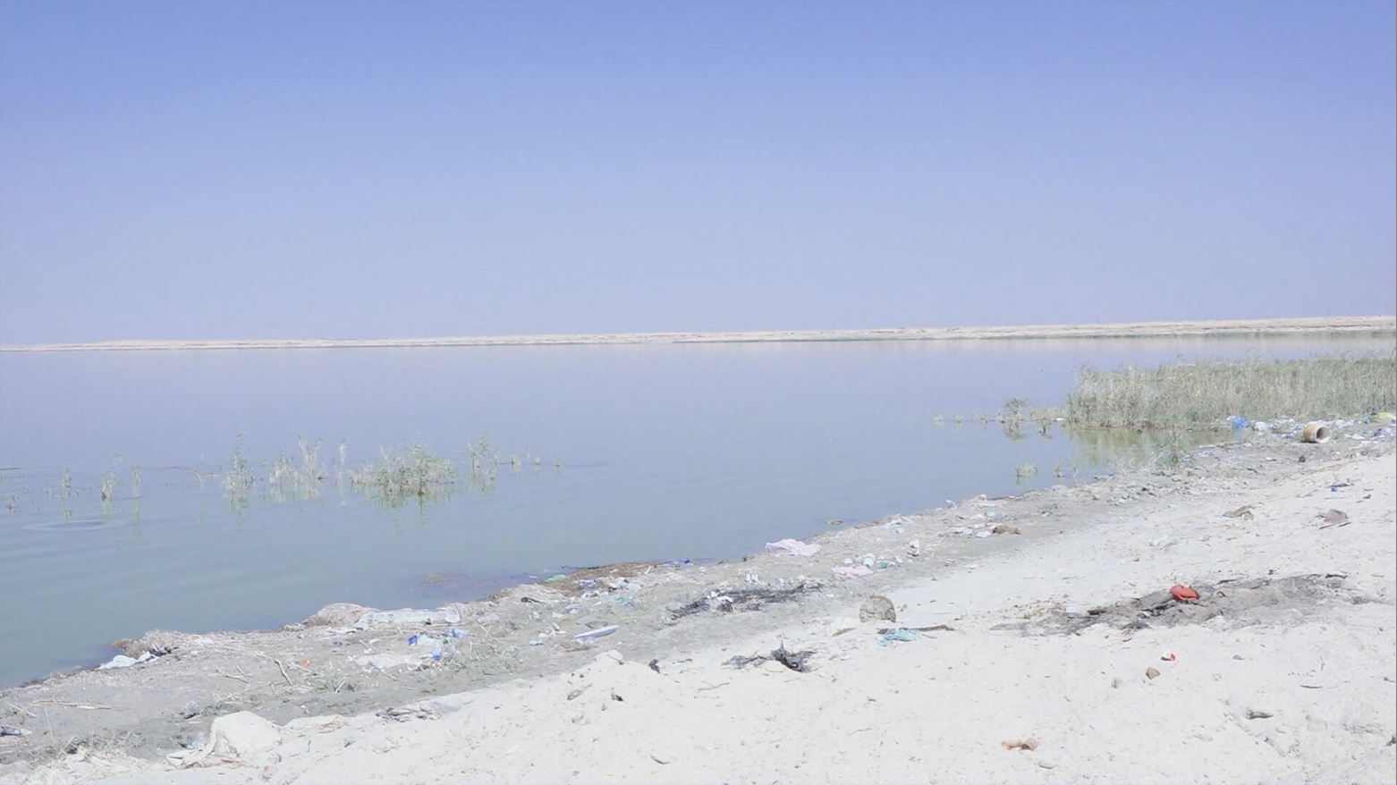 دەریاچەی ڕەزازە لە سنووری کەربەلا نزیکە لە وشکبوون