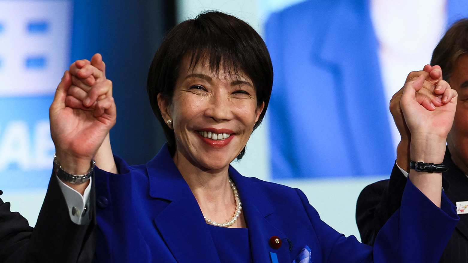 Newly-elected Liberal Democratic Party (LDP) leader Sanae Takaichi. (AFP)