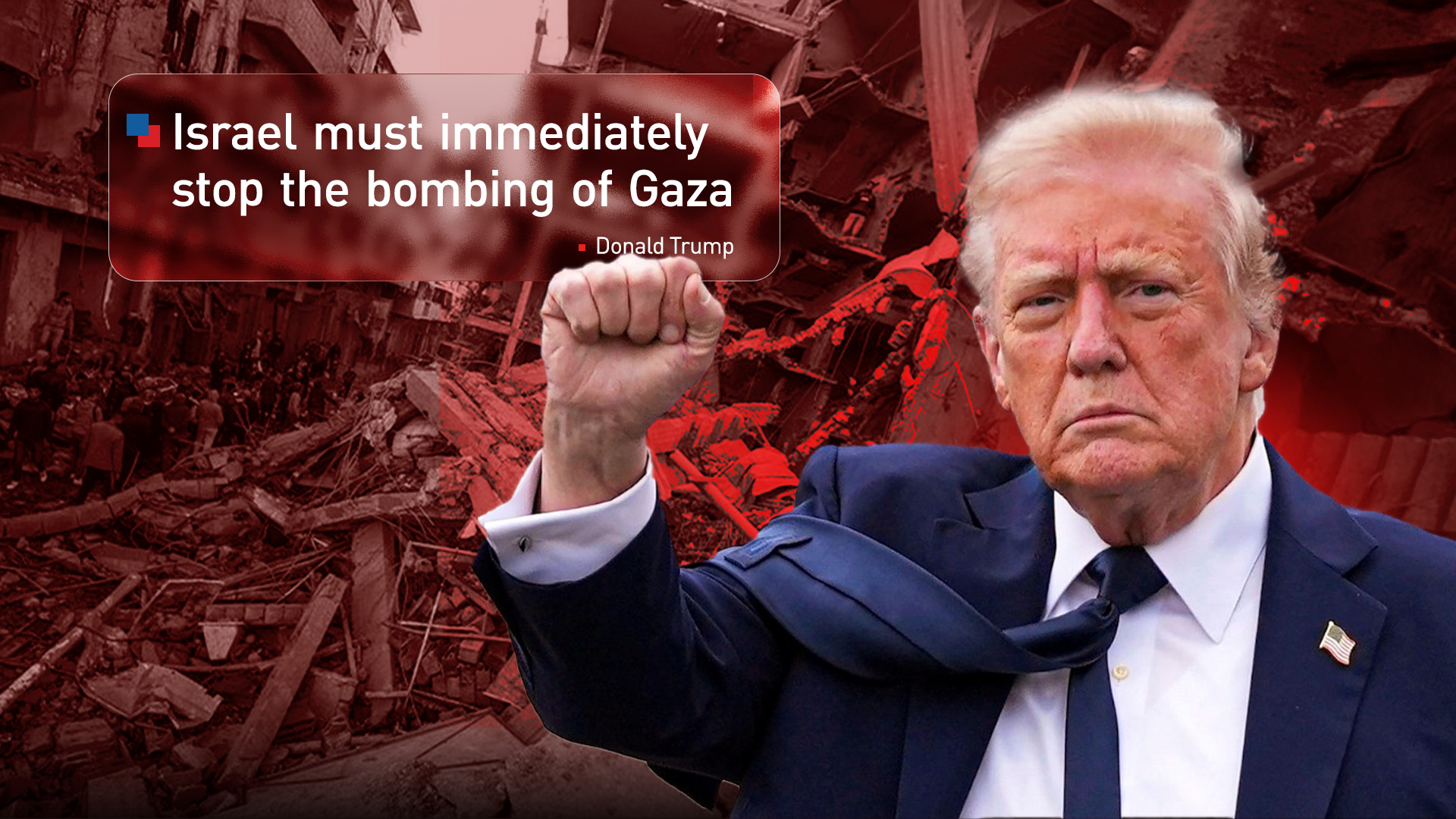U.S. President Donald Trump. (Graphic: Kurdistan24)