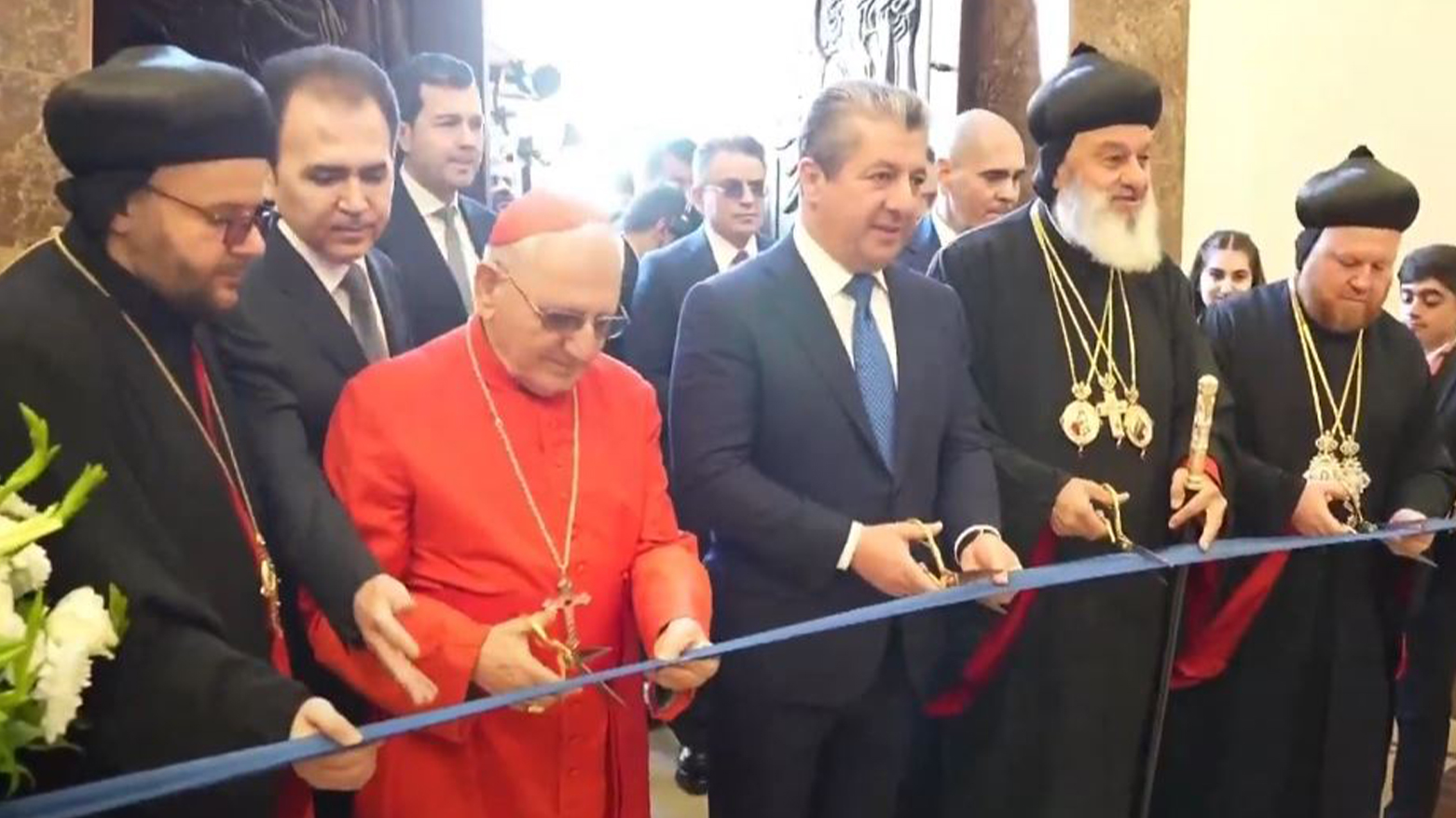 سەرۆک وەزیران مەسرور بارزانی کەنیسەی ئوم ئەلنووری کردەوە