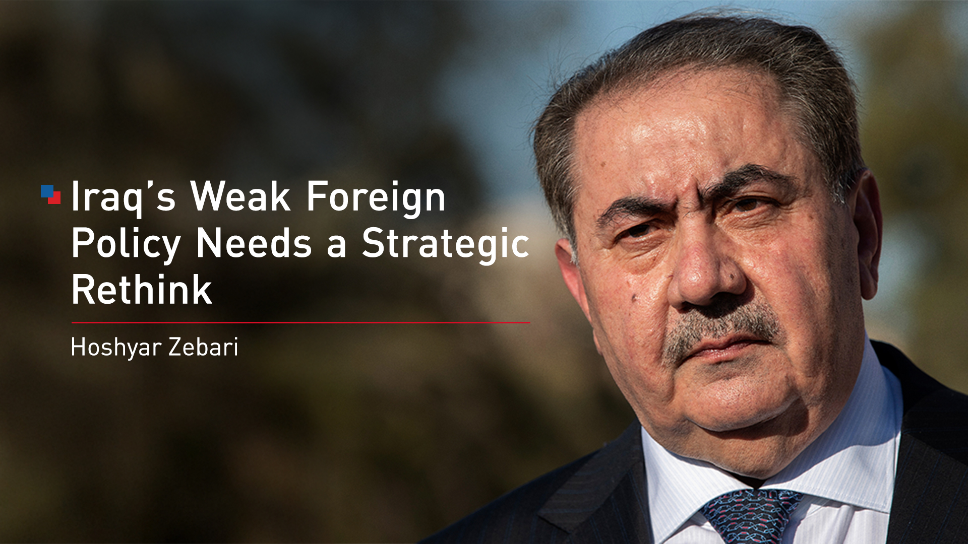 Former Iraqi Foreign Minister and Kurdistan Democratic Party (KDP) politburo member Hoshyar Zebari. (Graphics: Kurdistan24)