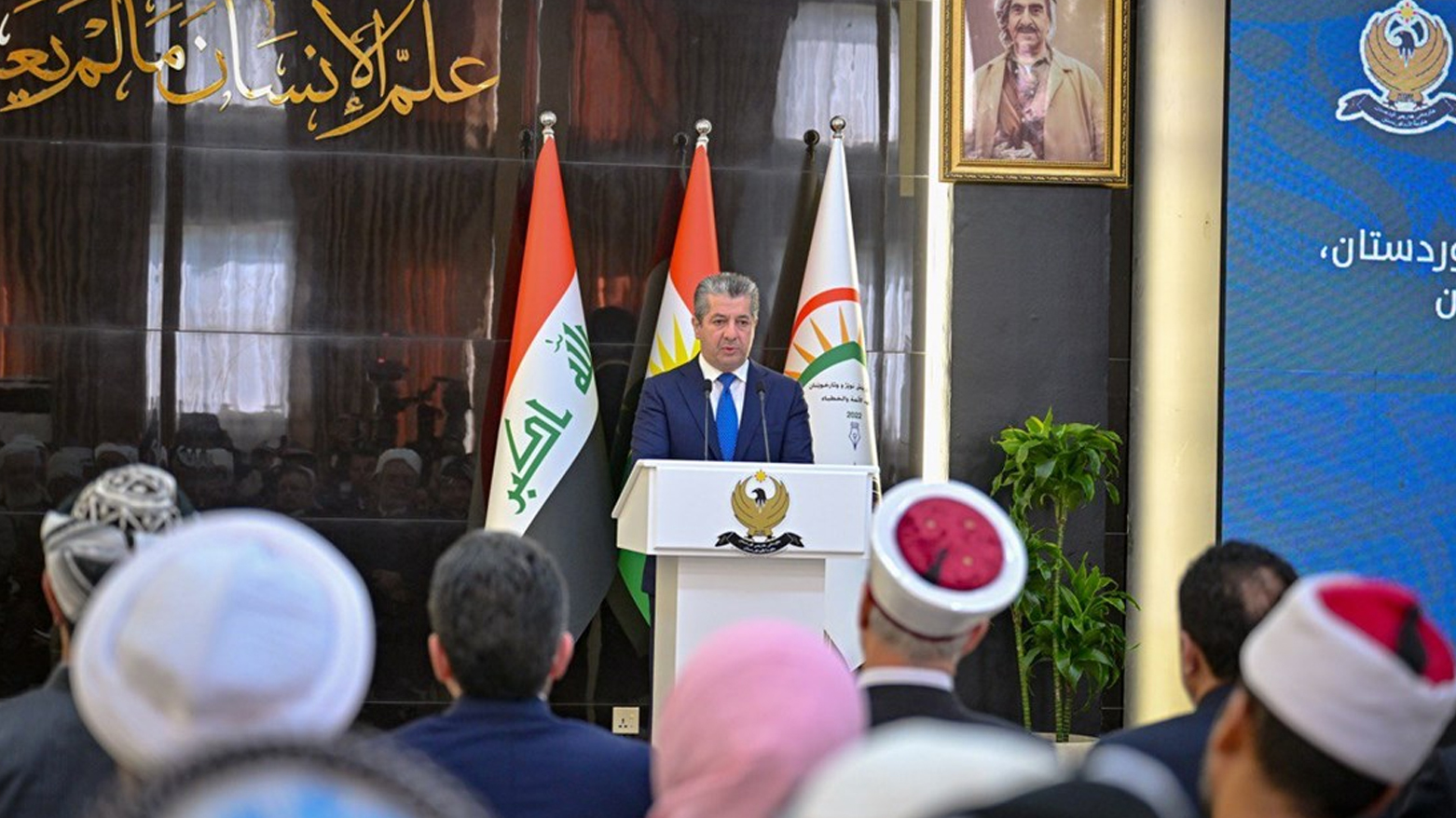 Mesrûr Barzanî: Mamostayên olî rolekê girîng di parastina mafên gelê Kurdistanê de lîstiye