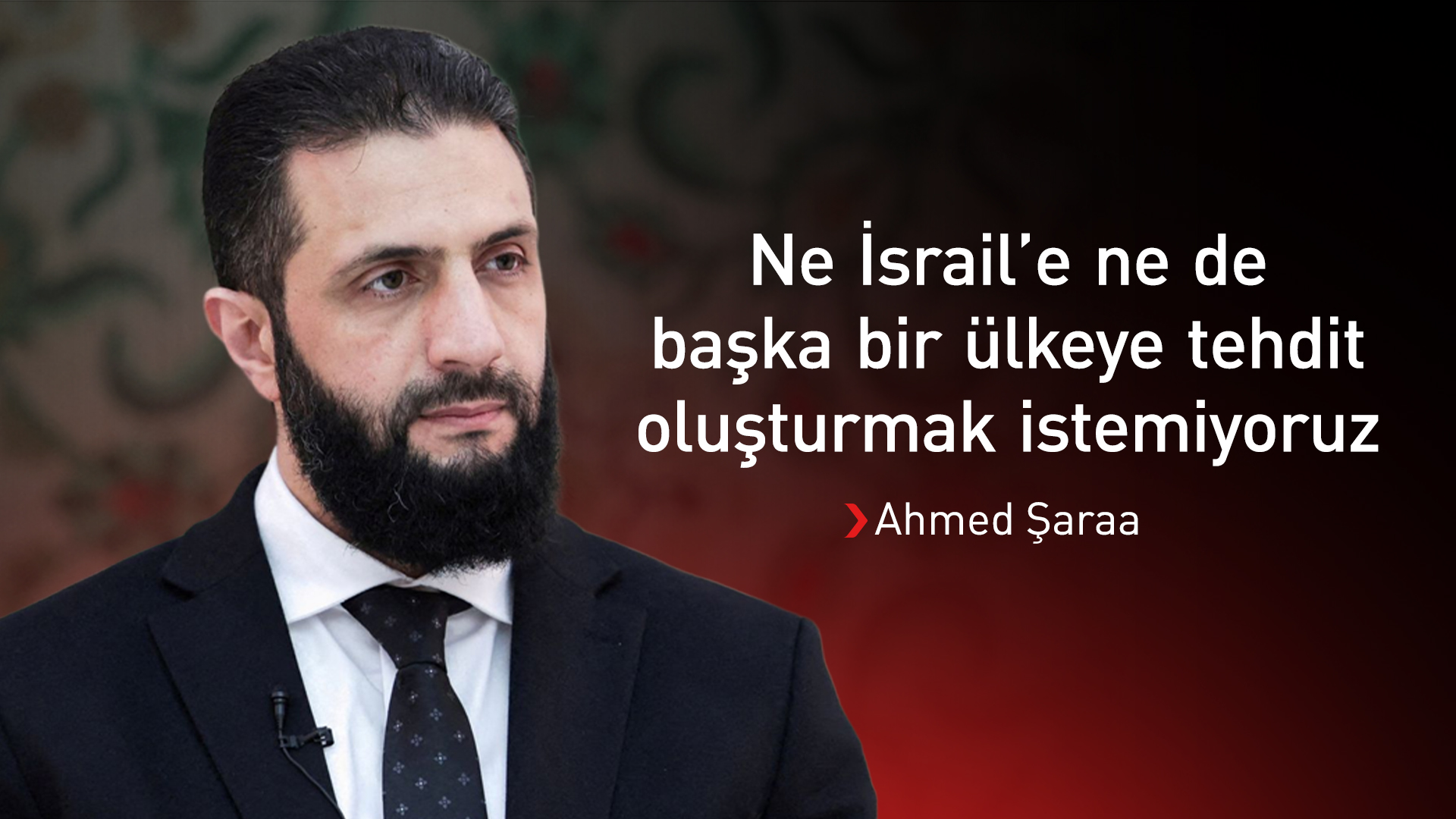 Suriye Cumhurbaşkanı: Savaş istemiyoruz