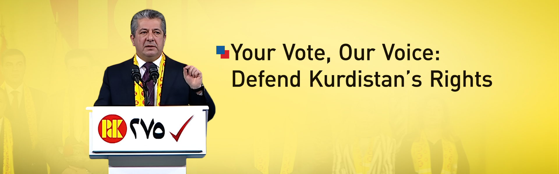 Masrour Barzani Ignites Erbil Rally, Calls for Unity to Protect Kurdistan’s Rights