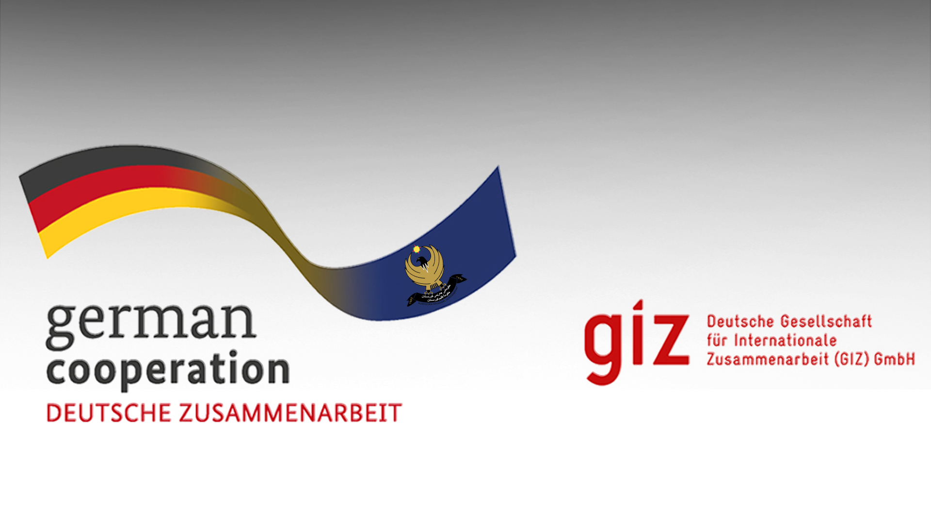 KRG, (C), and GIZ logos. (Graphics: Kurdistan24)