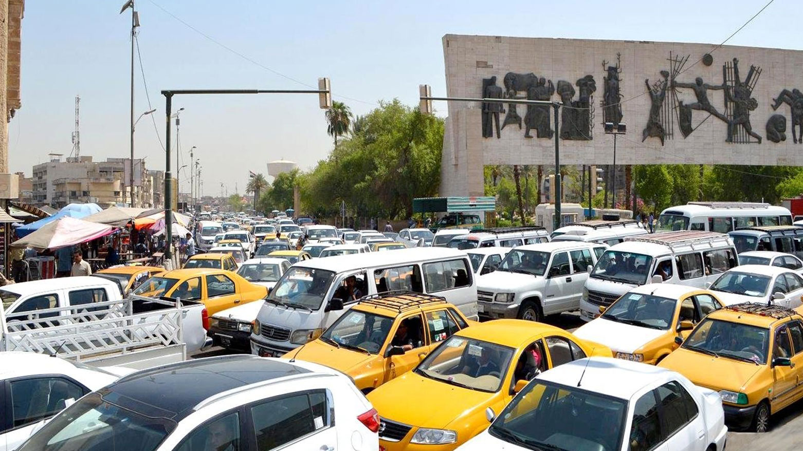 ساحة التحرير وسط العاصمة بغداد