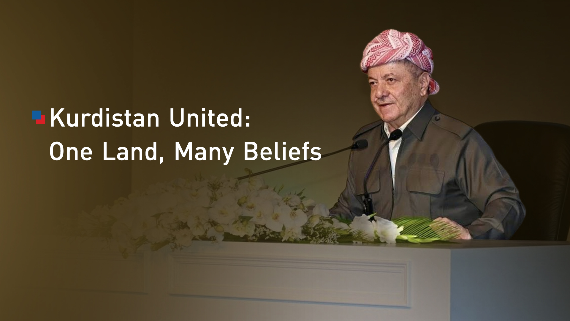 President Masoud Barzani, Kurdistan Democratic Party (KDP) leader. (Graphics: Kurdistan24)