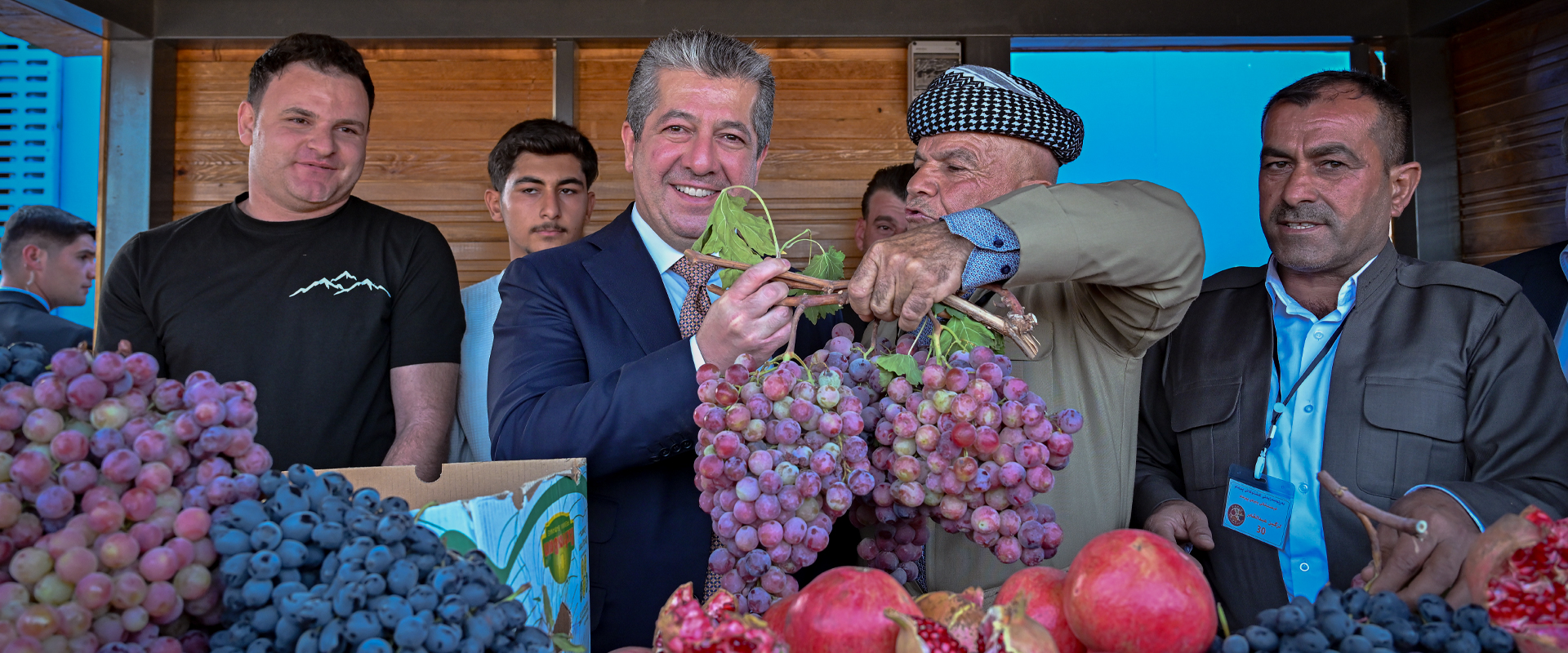 بە وێنە؛ بەشداریی سەرۆک وەزیران مەسرور بارزانی لە فێستیڤاڵی پاییزی پیرمام
