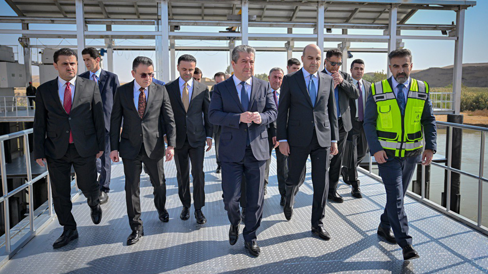 سەرۆک وەزیران پڕۆژەی ستراتیژیی ئاوی قوشتەپەی کردەوە