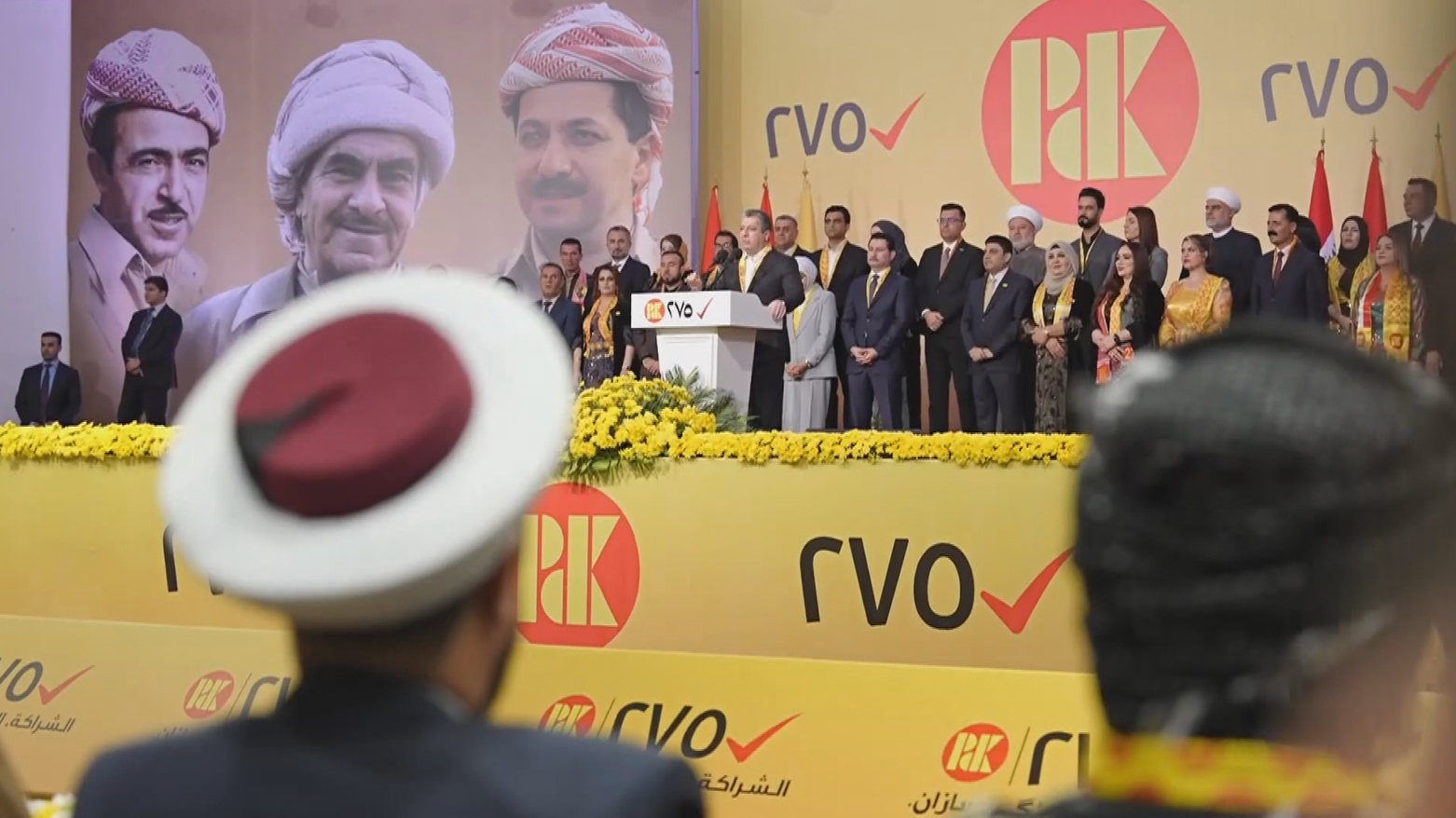 بە ئامادەبوونی مەسرور بارزانی ئاهەنگی بانگەشەی پارتی لە هەولێر بەڕێوەدەچێت
