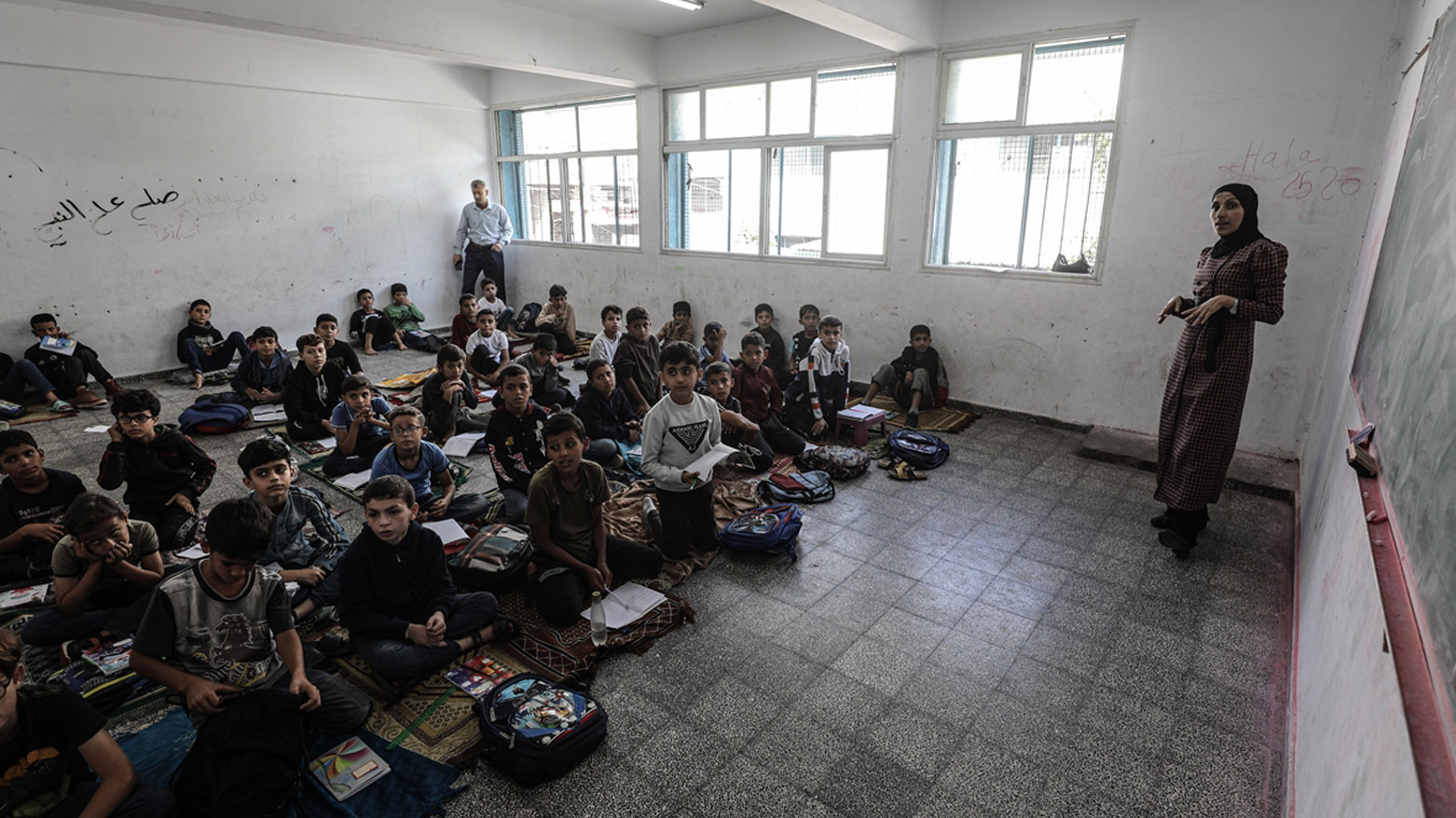 شەڕ پڕۆسەی خوێندنی لە کەرتی غەززە نەوەستاندووە